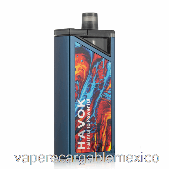 Vape Recargable Uwell Havok V1 65w Pod Mod Azul